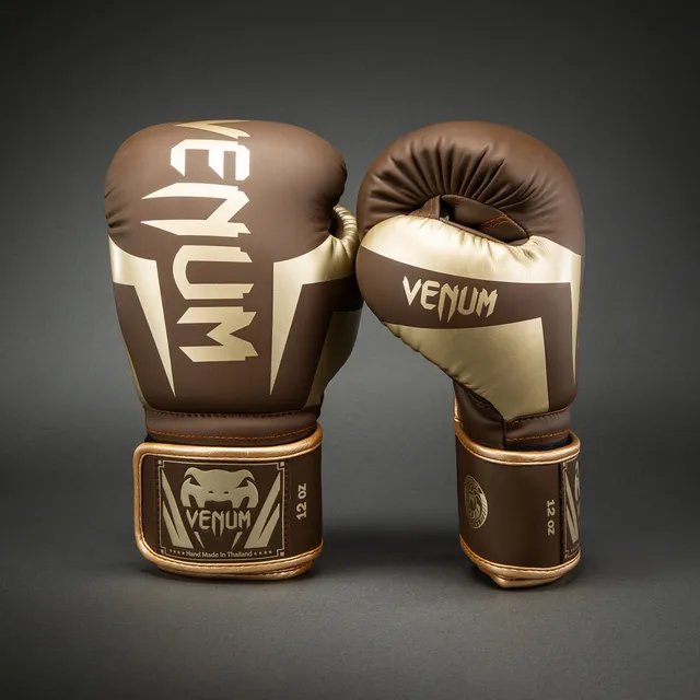 venum-elite-boxhandschuhe-dunkelbraun image 1