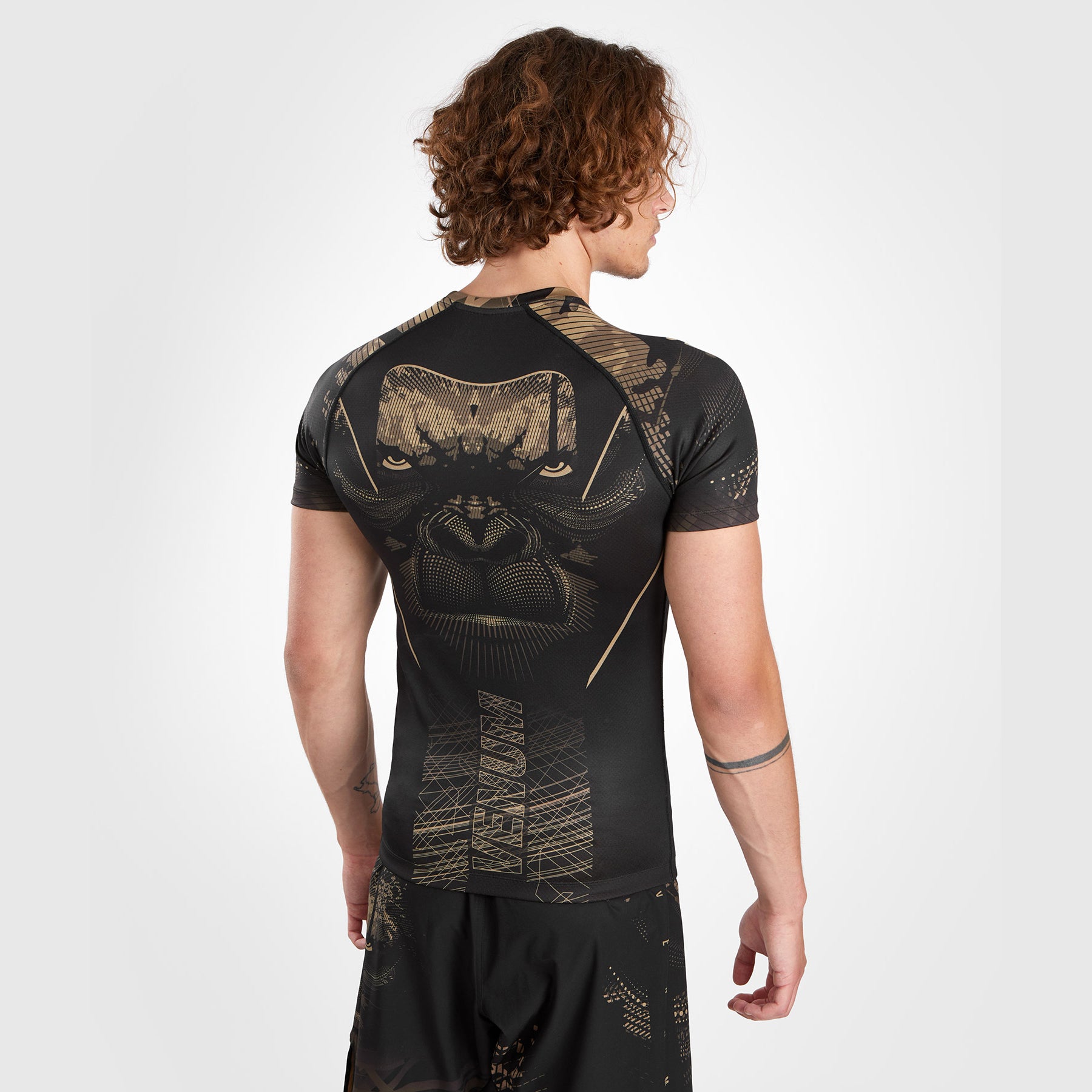 venum-gorilla-jungle-rashguard-kurzarm-schwarz-sand image 4