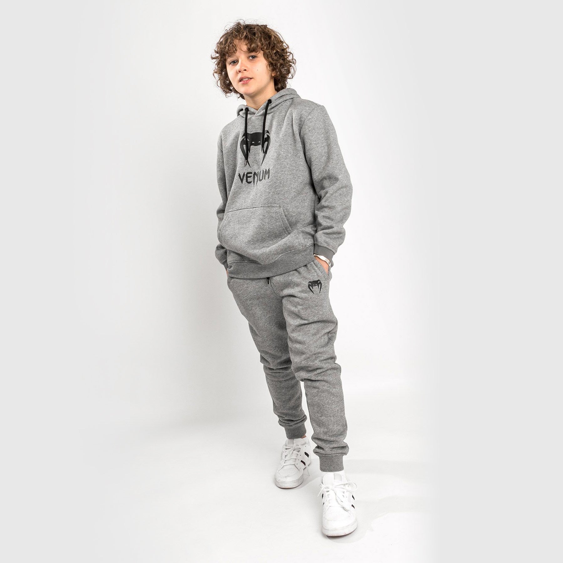 venum-classic-jogginghose-f-r-kinder-hellgrau-meliert image 1