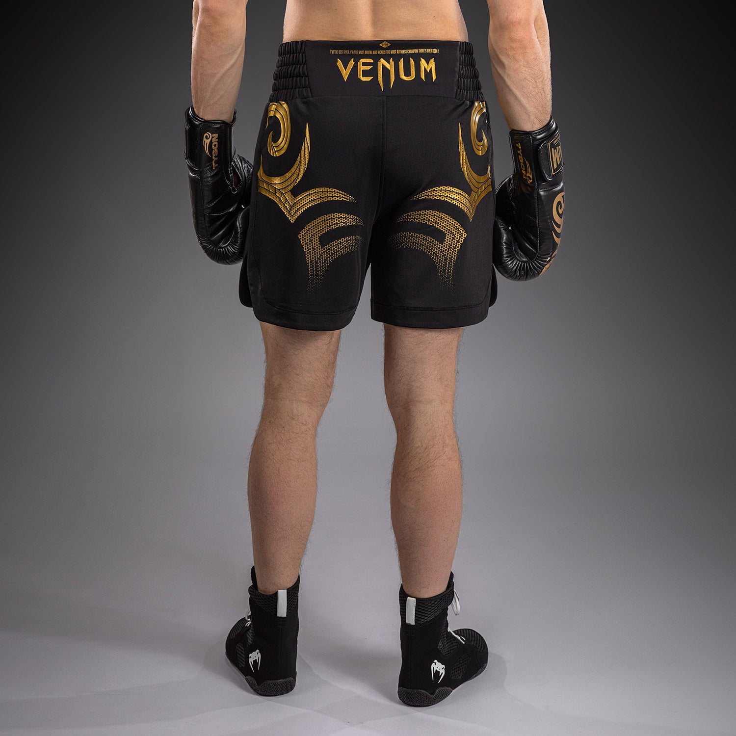 venum-x-mike-tyson-tiger-boxshorts-schwarz-gold image 4