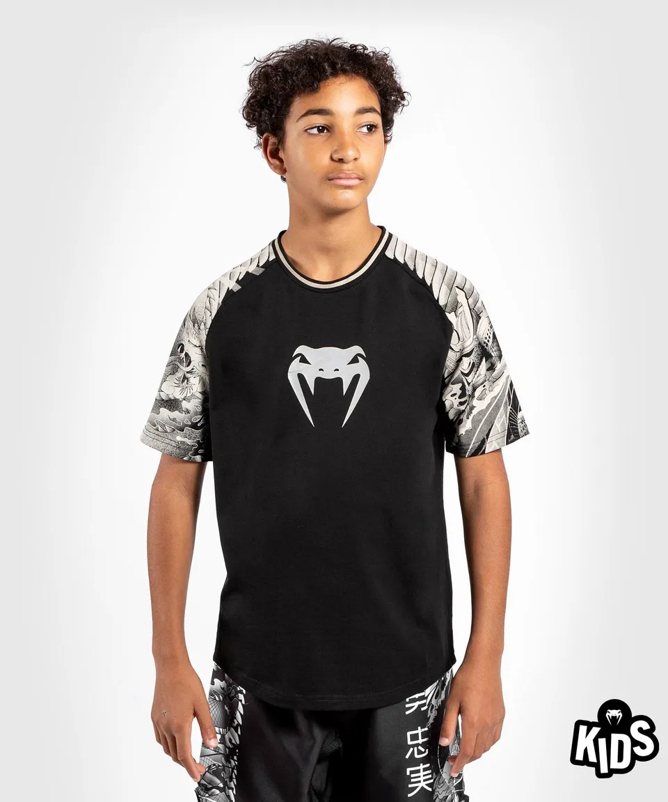 venum-ykz21-t-shirt-kinder-schwarz-wei image 1