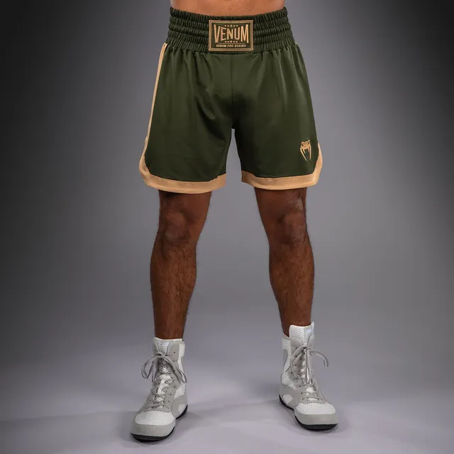 venum-classic-boxshorts-olivgr-n-sand image 1