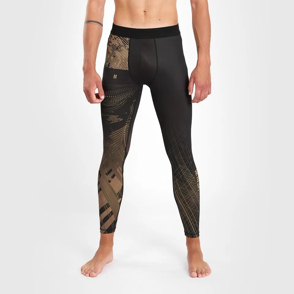 venum-gorilla-jungle-kompressionshose-schwarz-sand image 1