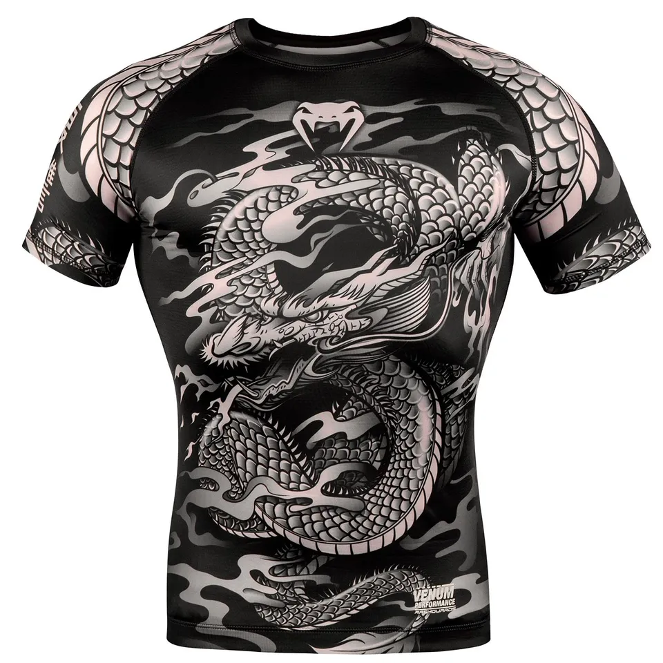 venum-dragon-s-flight-rashguard-kurzarm-schwarz-sand image 1