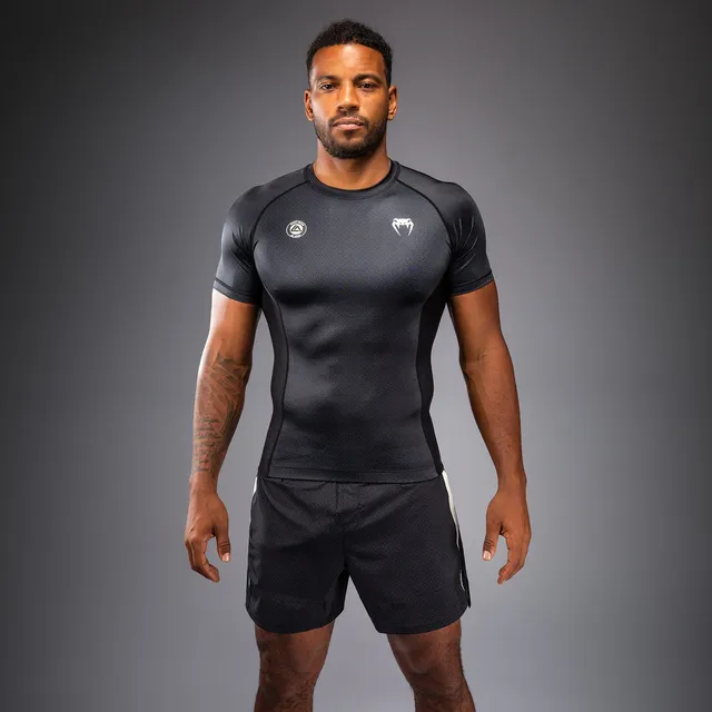 venum-x-roger-gracie-academy-kurzarm-rashguard-herren-schwarz image 1