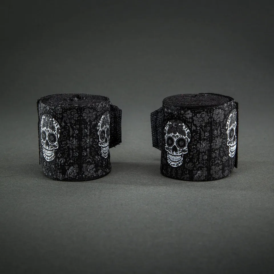 venum-kontact-evo-santa-muerte-boxbandagen-schwarz-wei image 1