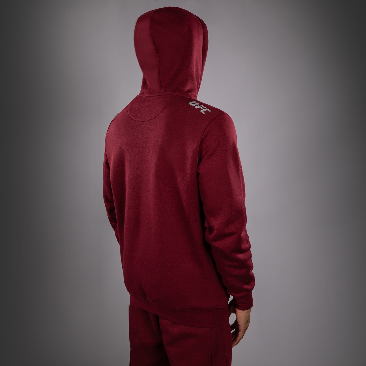 ufc-zenith-by-venum-authentic-fight-week-pullover-hoodie-herren-burgunderrot image 2
