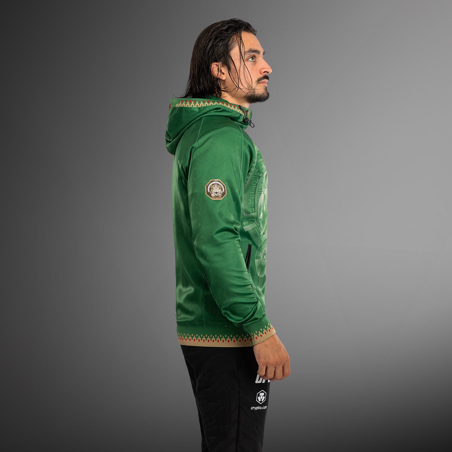 noche-ufc-2-0-by-venum-authentic-fight-night-walkout-hoodie-herren-gr-n image 2