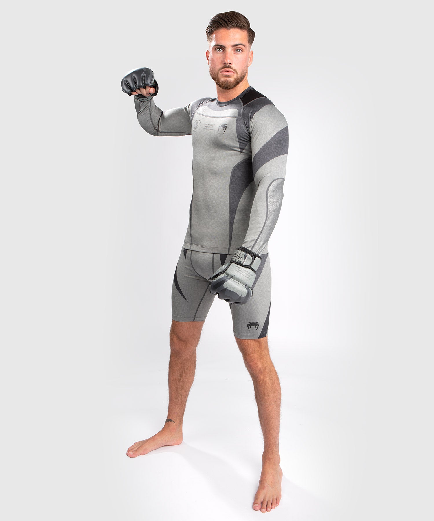 venum-stone-compression-shirt-langarm-mineralgr-n image 3
