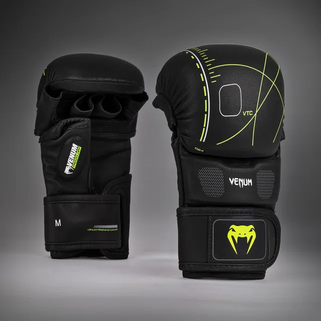 venum-training-camp-4-0-sparringhandschuhe-schwarz-neo-gr-n image 1