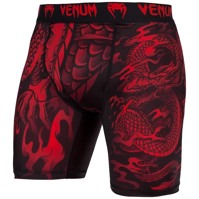 venum-dragon-s-flight-kompression-shorts-schwarz-rot image 1
