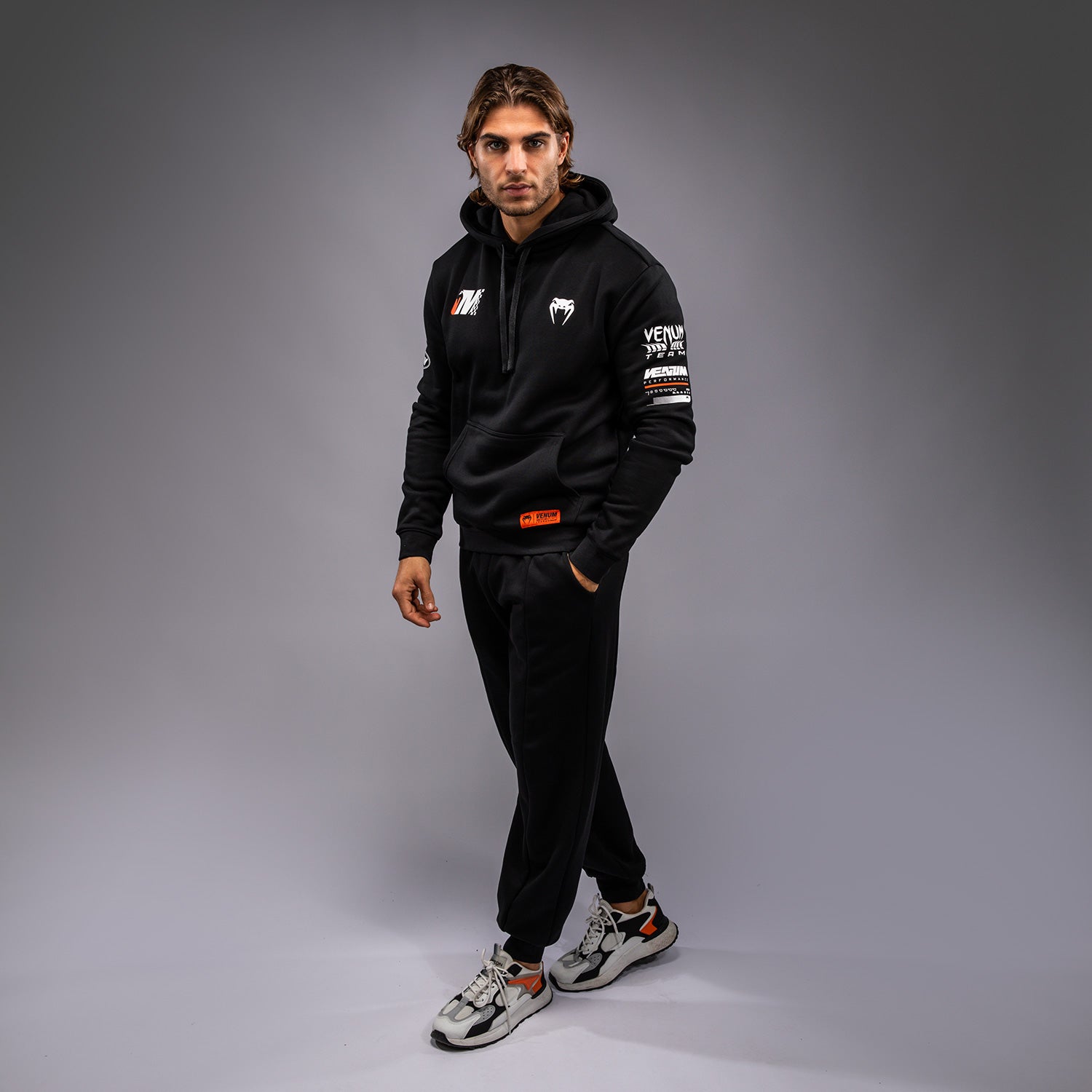 venum-motorsport-hoodie-herren-tiefschwarz image 3