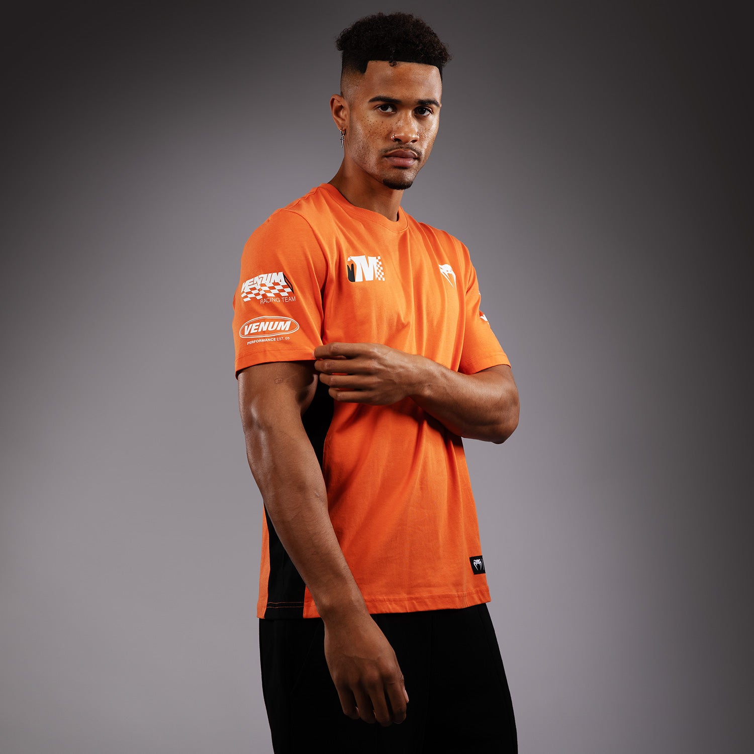 venum-motorsport-t-shirt-tangerine-orange-herren image 4
