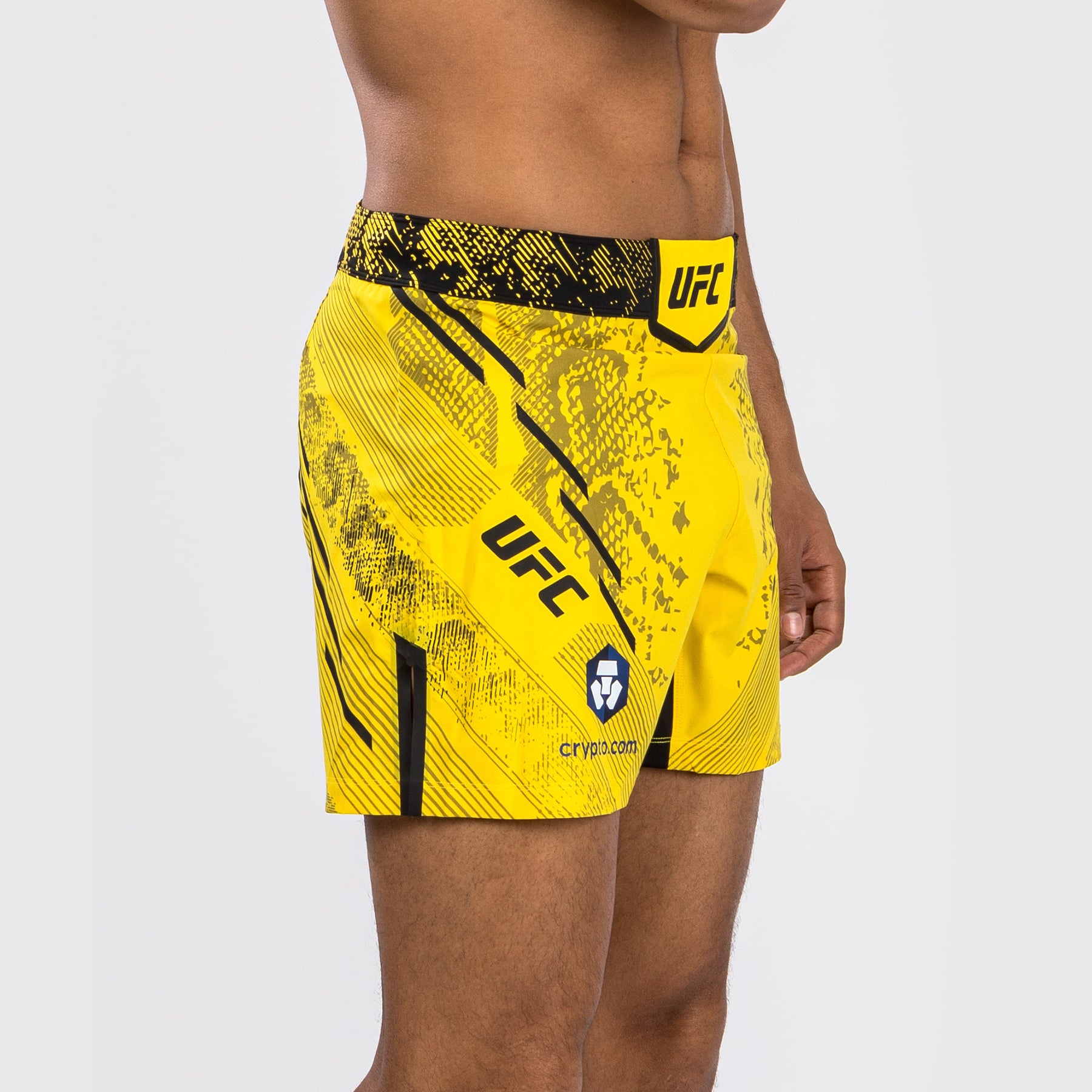 venum-ufc-adrenaline-authentic-fight-night-kampfshort-herren-kurze-passform-gelb image 5