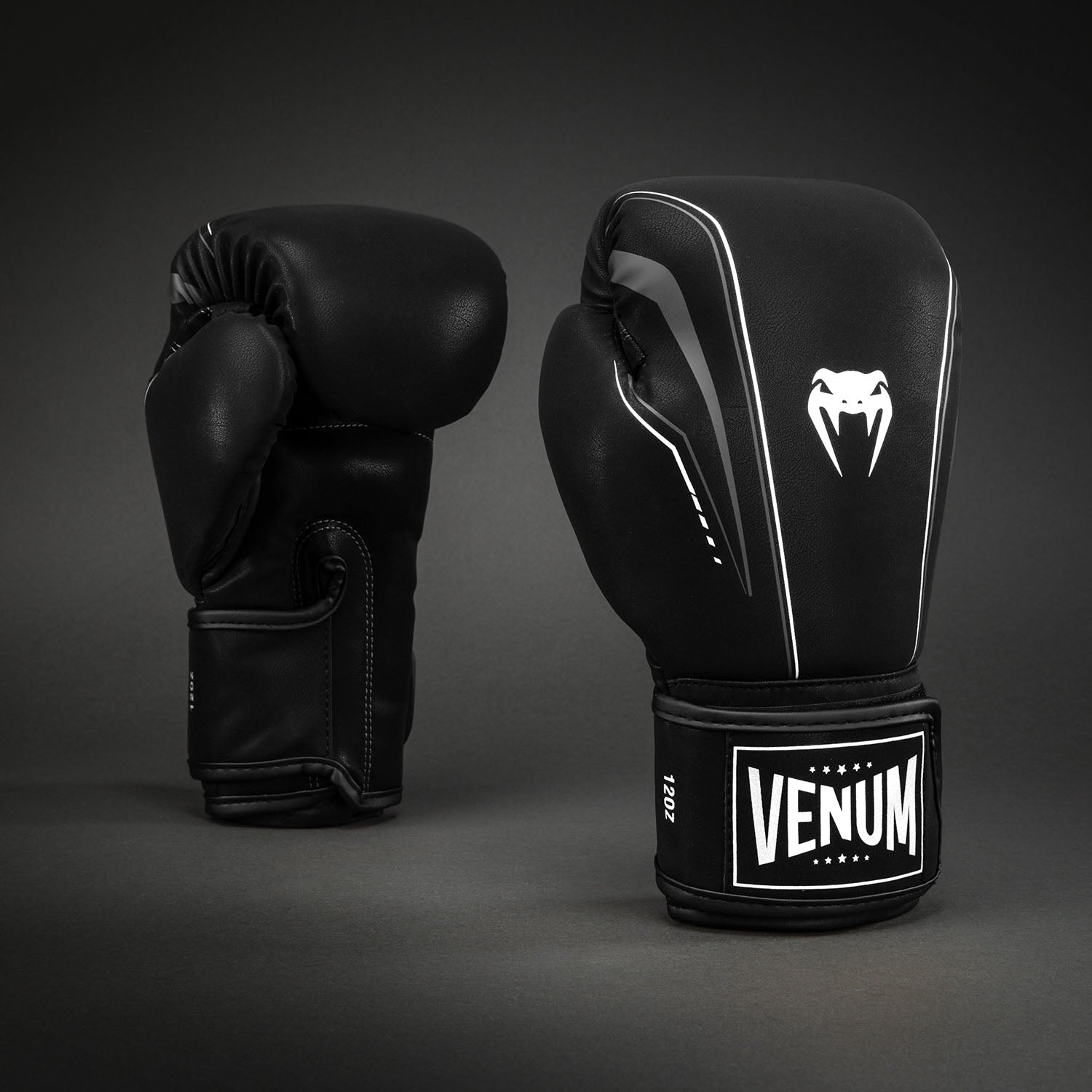 venum-streamline-boxhandschuhe-schwarz-wei image 1