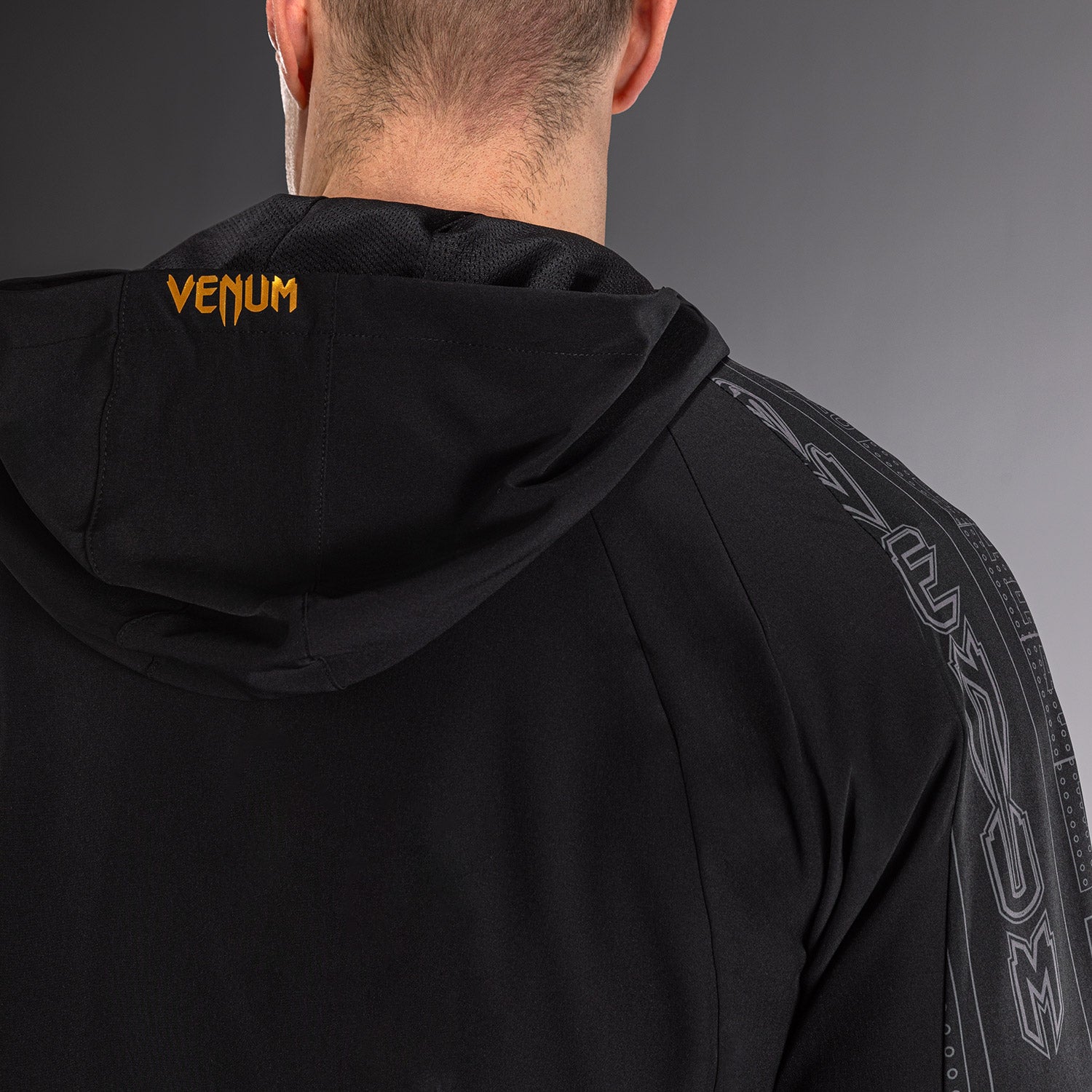 venum-karate-combat-trainingsjacke-herren-schwarz-grau image 7