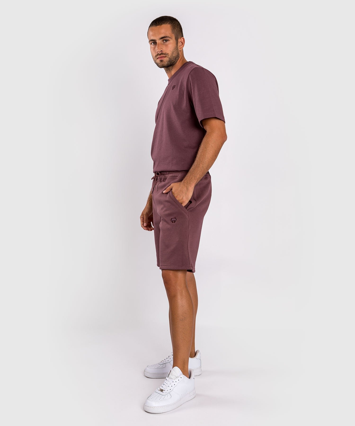 venum-silent-power-baumwollshorts-braun-herren-lifestyle-shorts image 4
