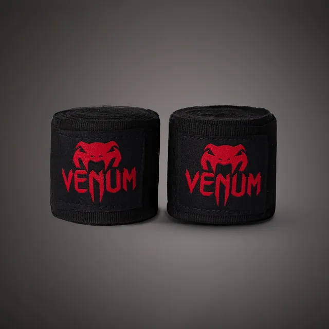 venum-kontact-boxing-bandagen-4m-schwarz-rot image 1