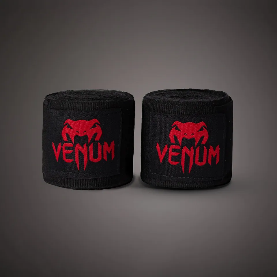 venum-kontact-boxing-bandagen-4m-schwarz-rot image 1