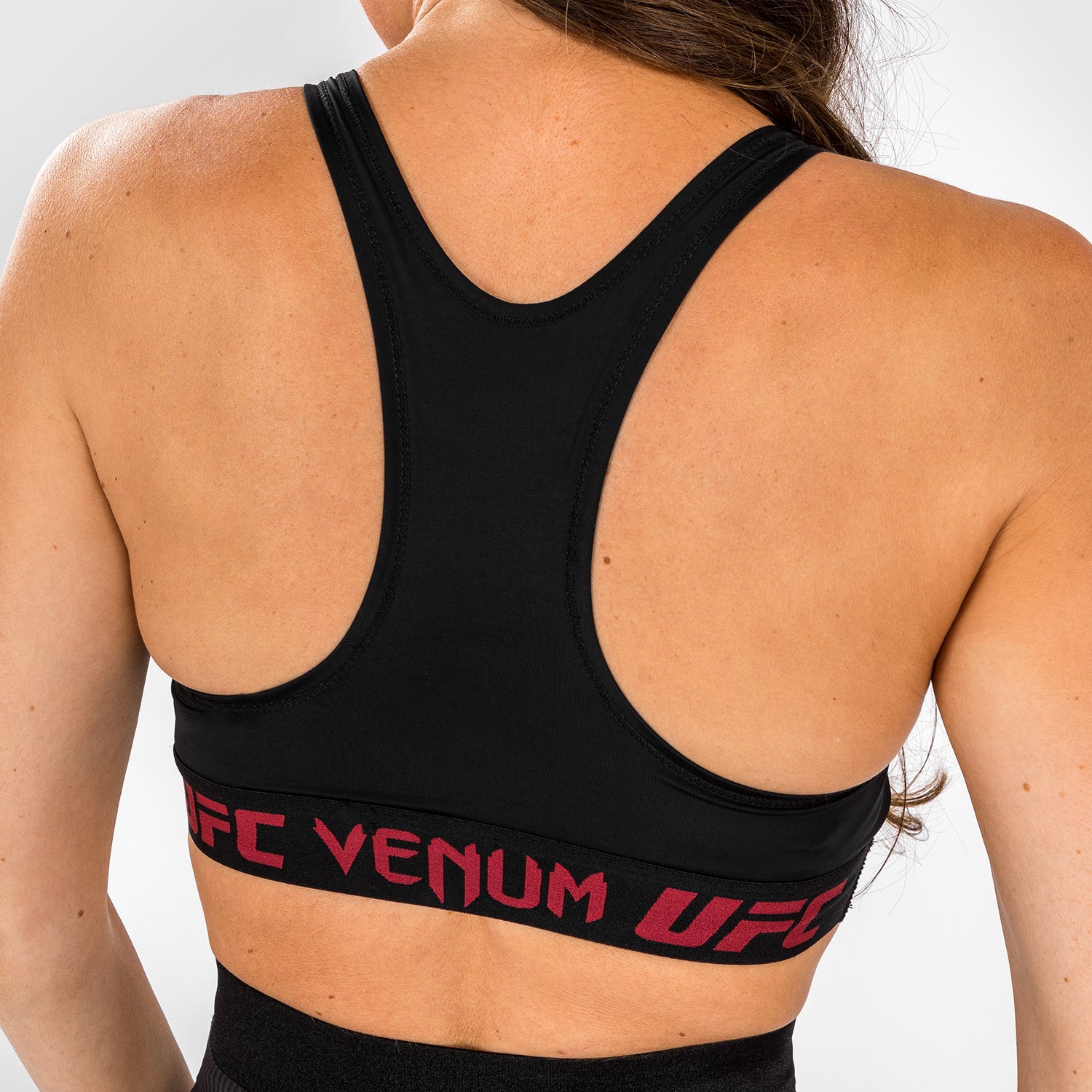 ufc-venum-authentic-fight-week-2-0-damen-sport-bh-schwarz-rot image 6