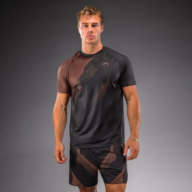 venum-no-gi-6-0-dry-tech-t-shirt-schwarz-braun image 1