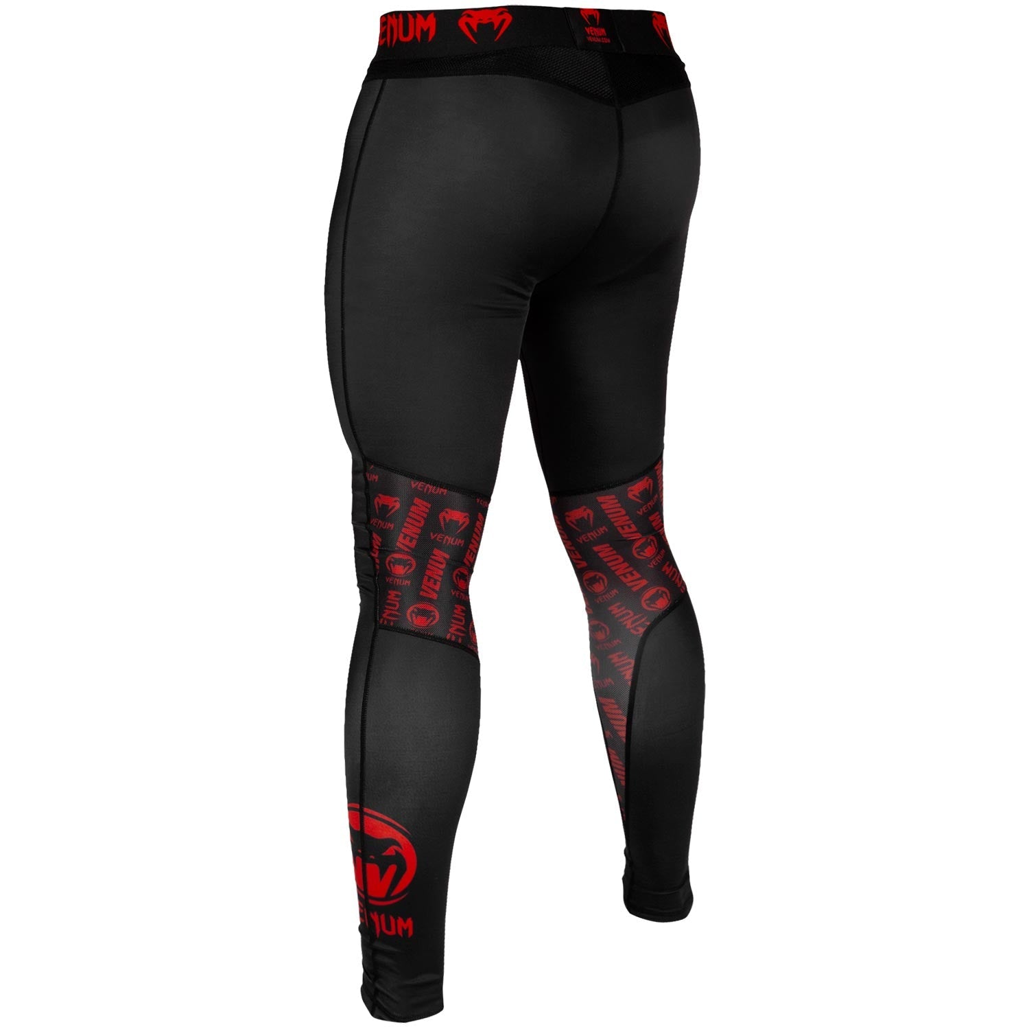 venum-logos-kompressionshose-schwarz-rot image 3
