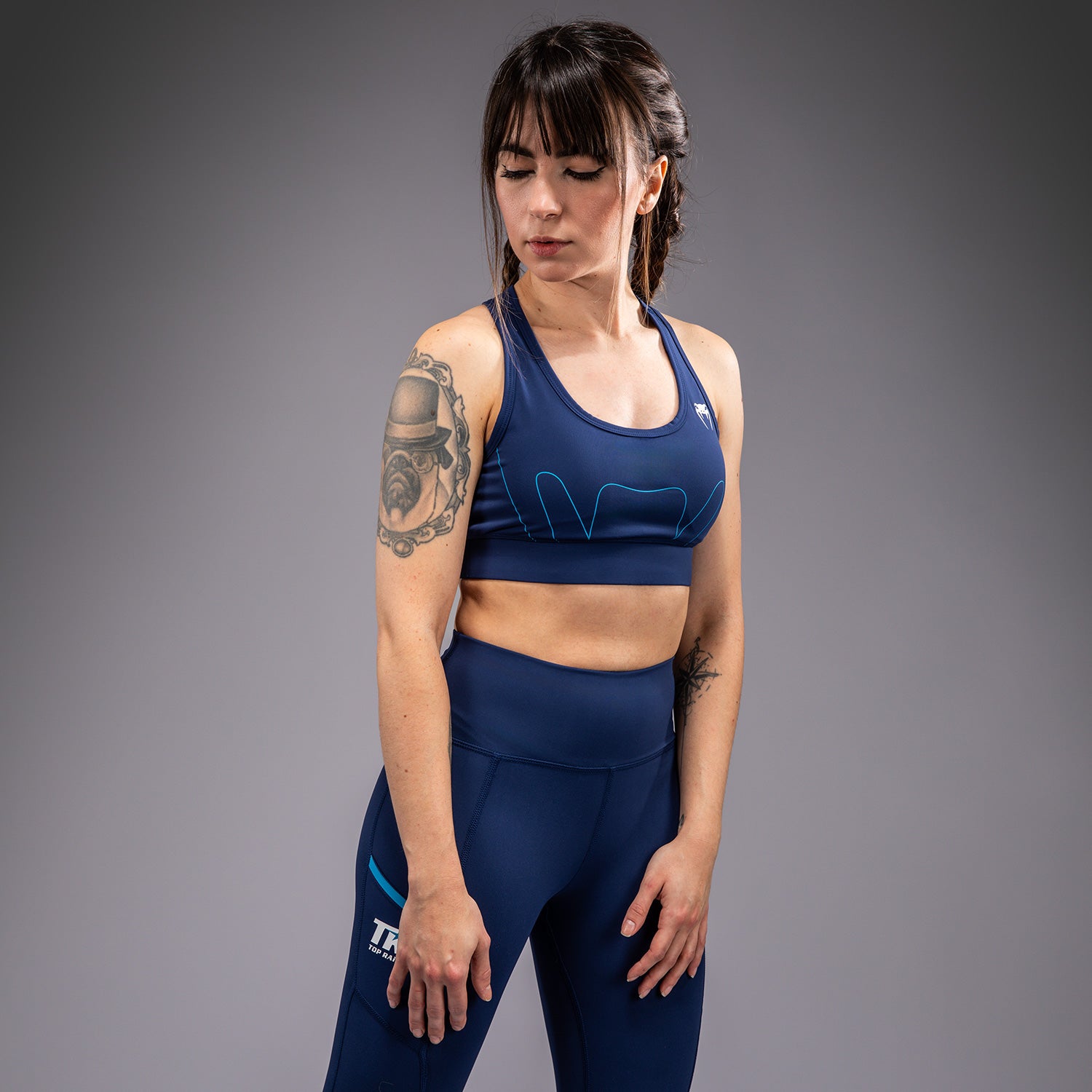 venum-x-top-rank-original-damen-sport-bh-blau image 3
