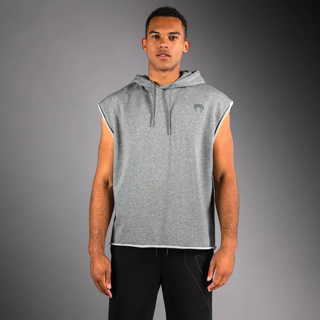 venum-divide-rmelloser-kapuzenpullover-herren-meliert-grau image 1