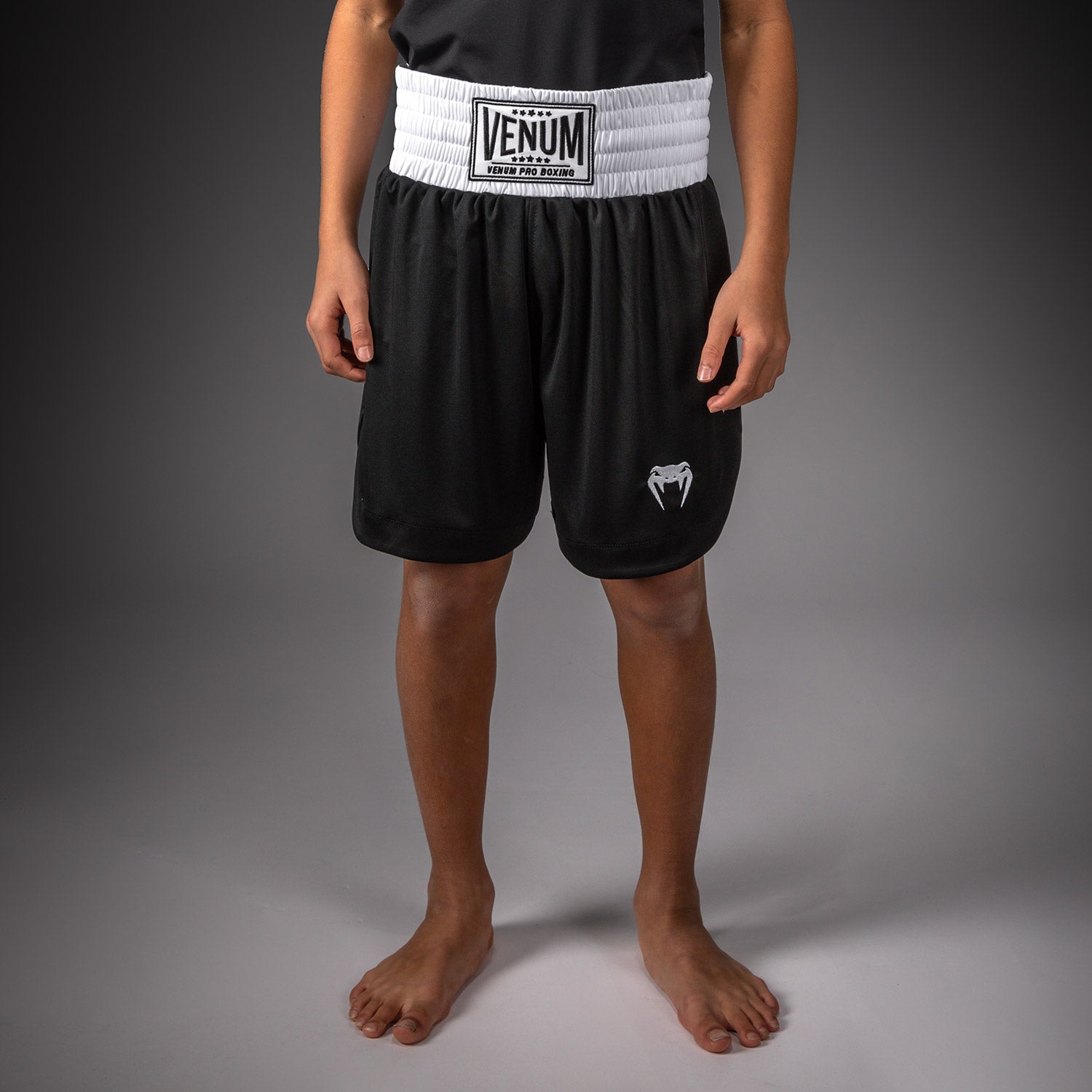 venum-classic-boxshorts-f-r-kinder-schwarz-wei image 1
