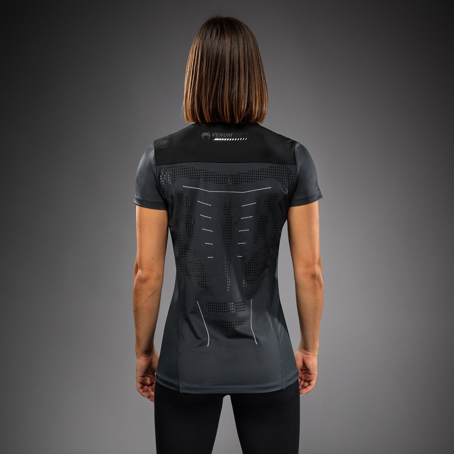 venum-technical-3-0-damen-dry-tech-t-shirt-grigio-tempesta-grau image 3