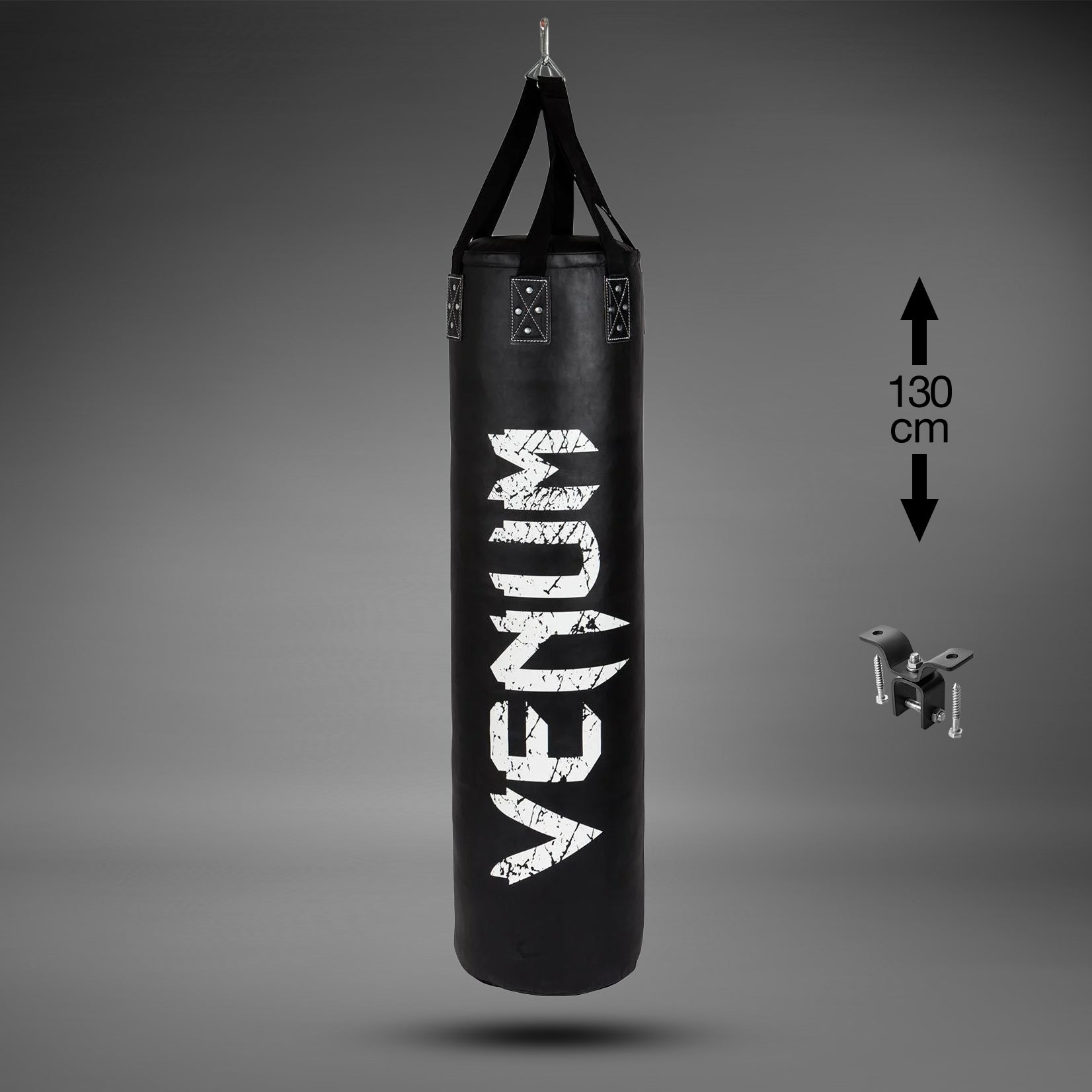 venum-challenger-boxsack-130-cm-gef-llt-deckenhaken-schwarz-wei image 1