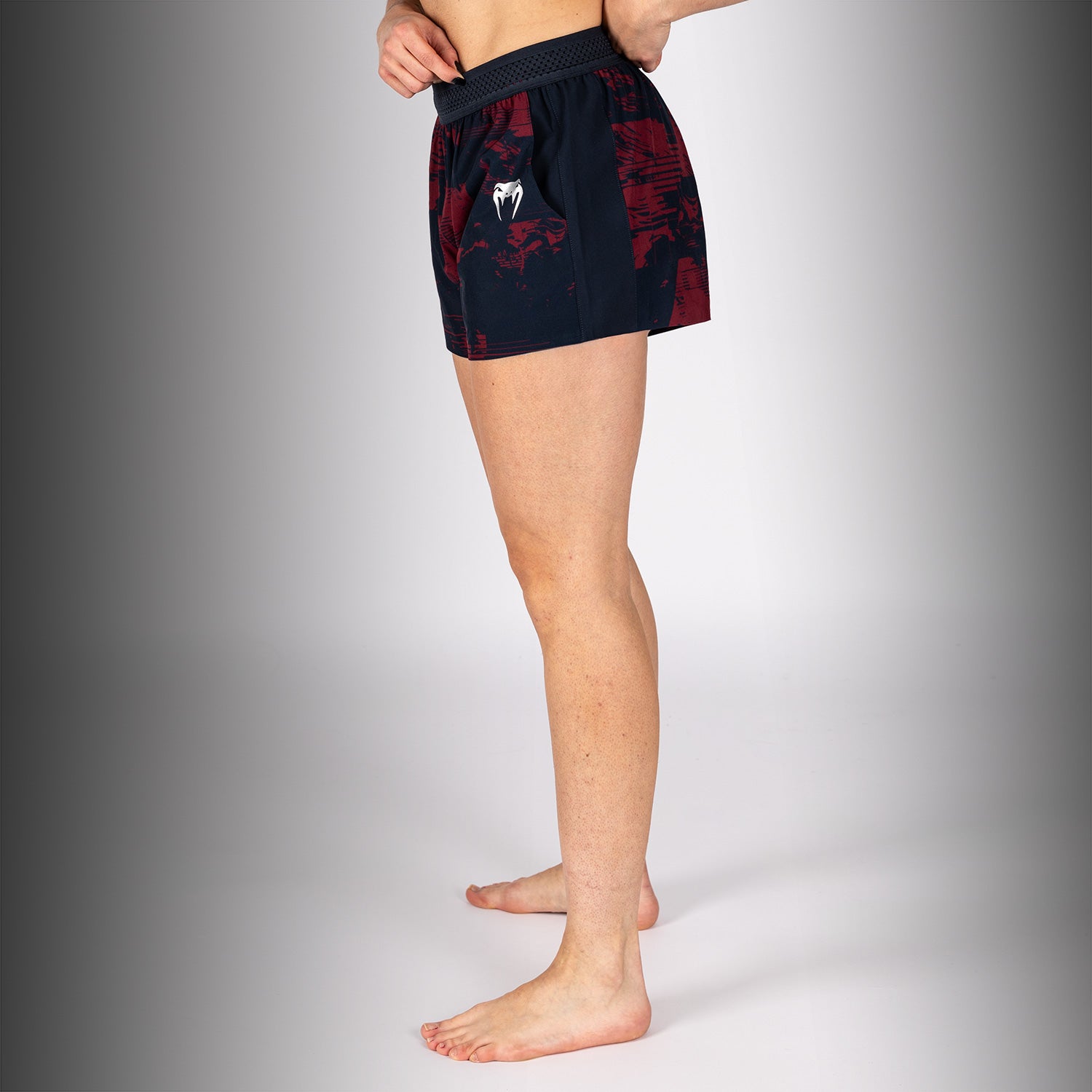venum-ufc-zenith-authentic-fight-week-performance-short-damen-marineblau-burgund image 3