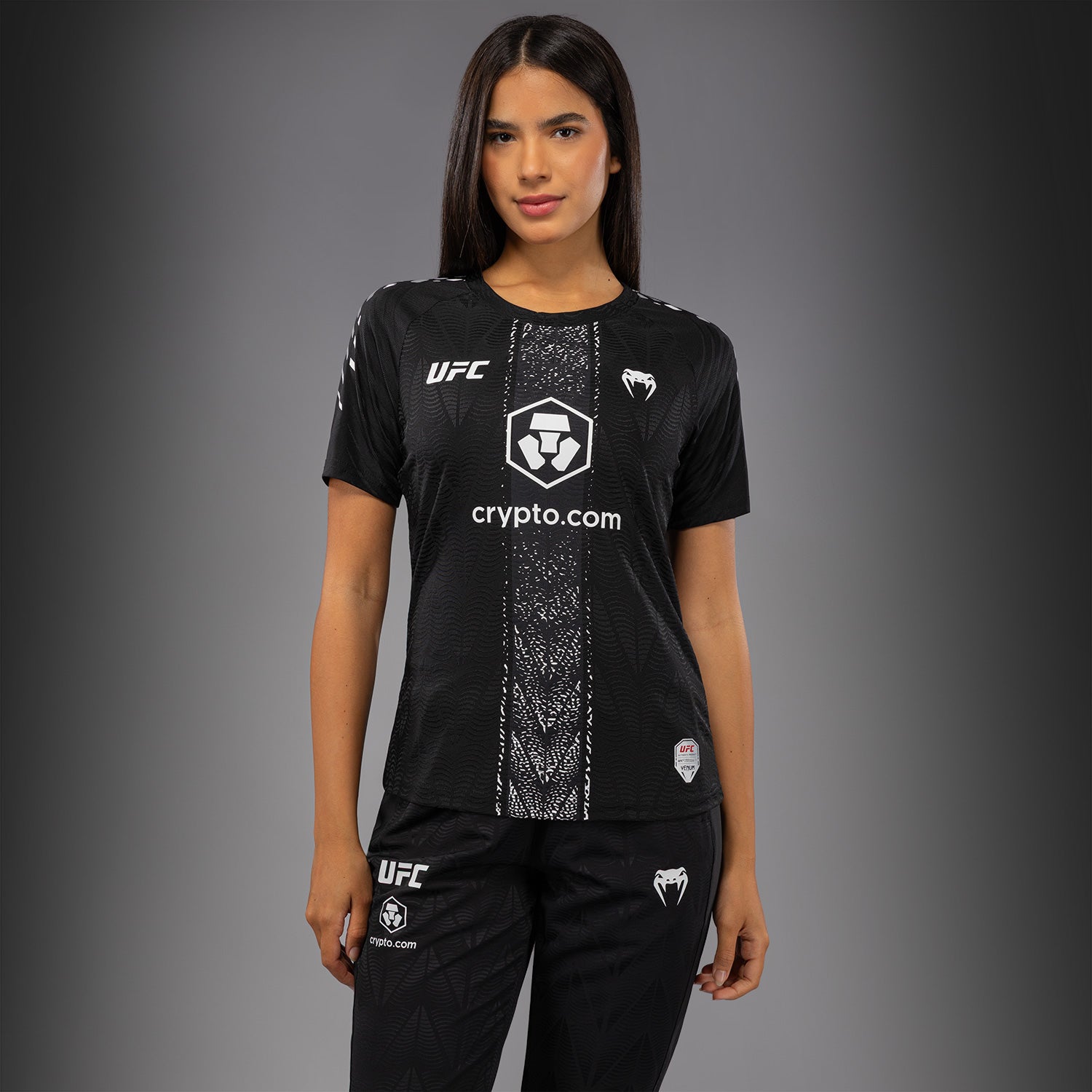 ufc-zenith-by-venum-authentic-fight-night-walkout-trikot-damen-schwarz image 1