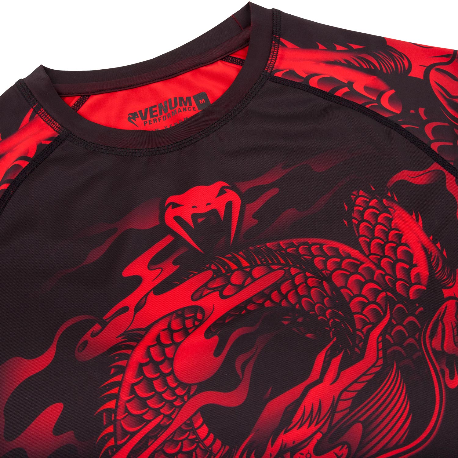 venum-dragon-s-flight-rashguard-langarm-schwarz-rot image 5