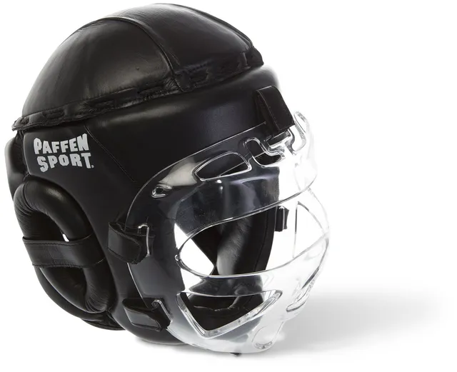 paffen-sport-contact-t-kopfschutz-mit-gesichtsschutz-leder image 1