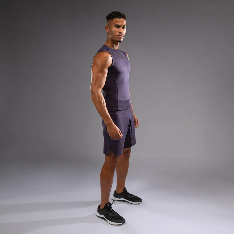 venum-g-fit-air-herren-rmelloses-rashguard-tiefpurpur image 1
