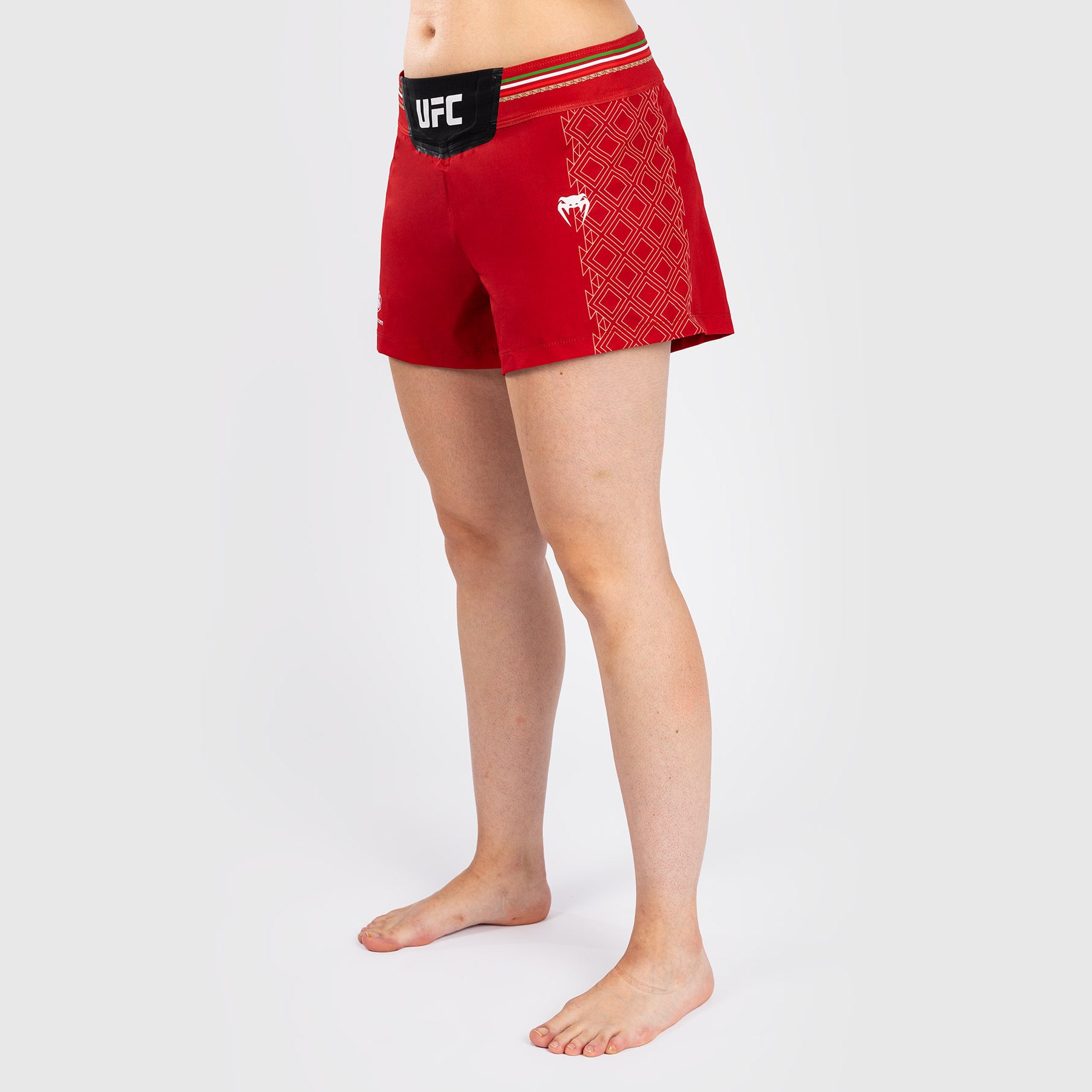 venum-noche-ufc-authentic-fight-night-kampfshorts-damen-rot image 3