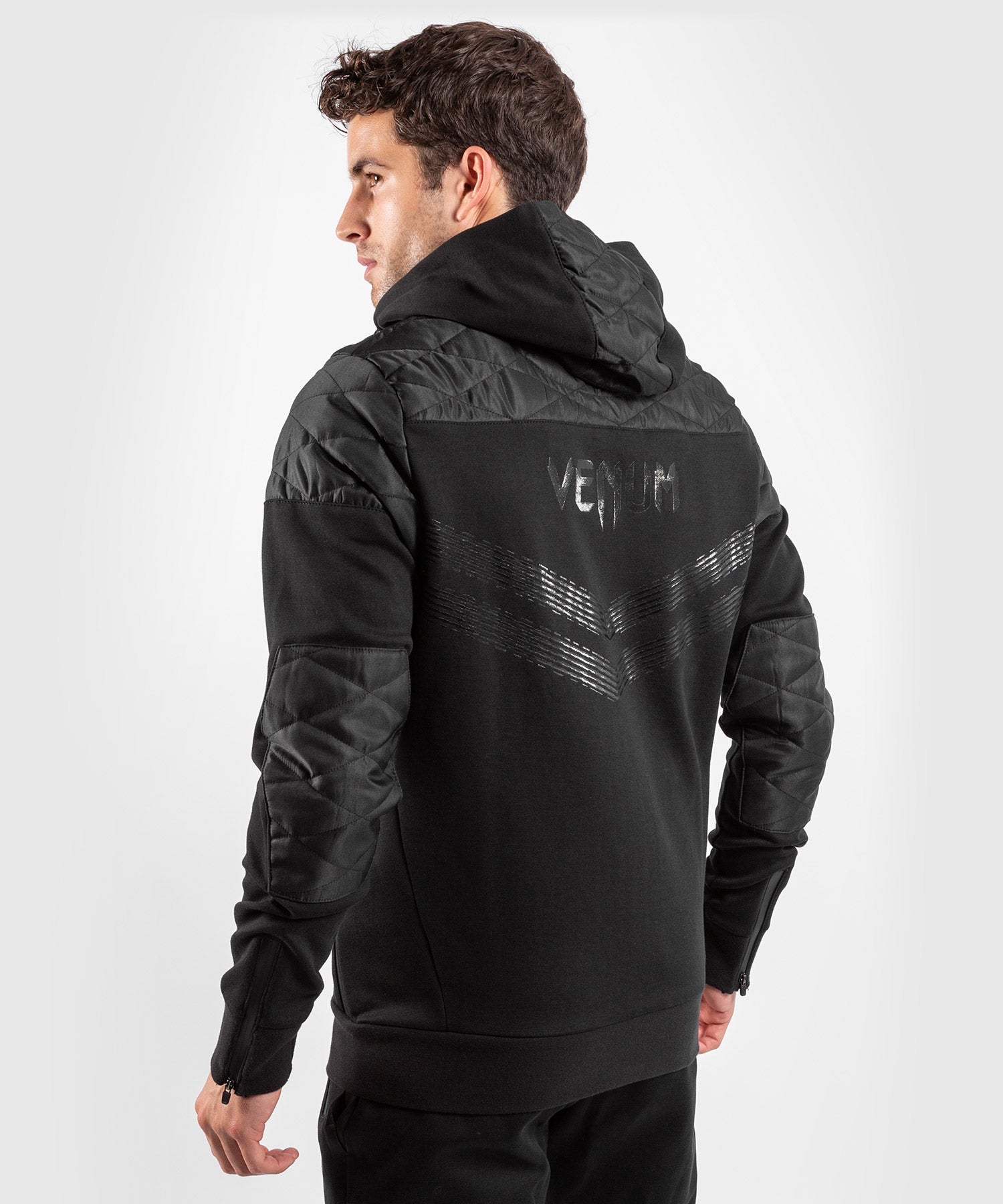 venum-laser-2-0-hoodie-sweatshirt-schwarz-schwarz image 5