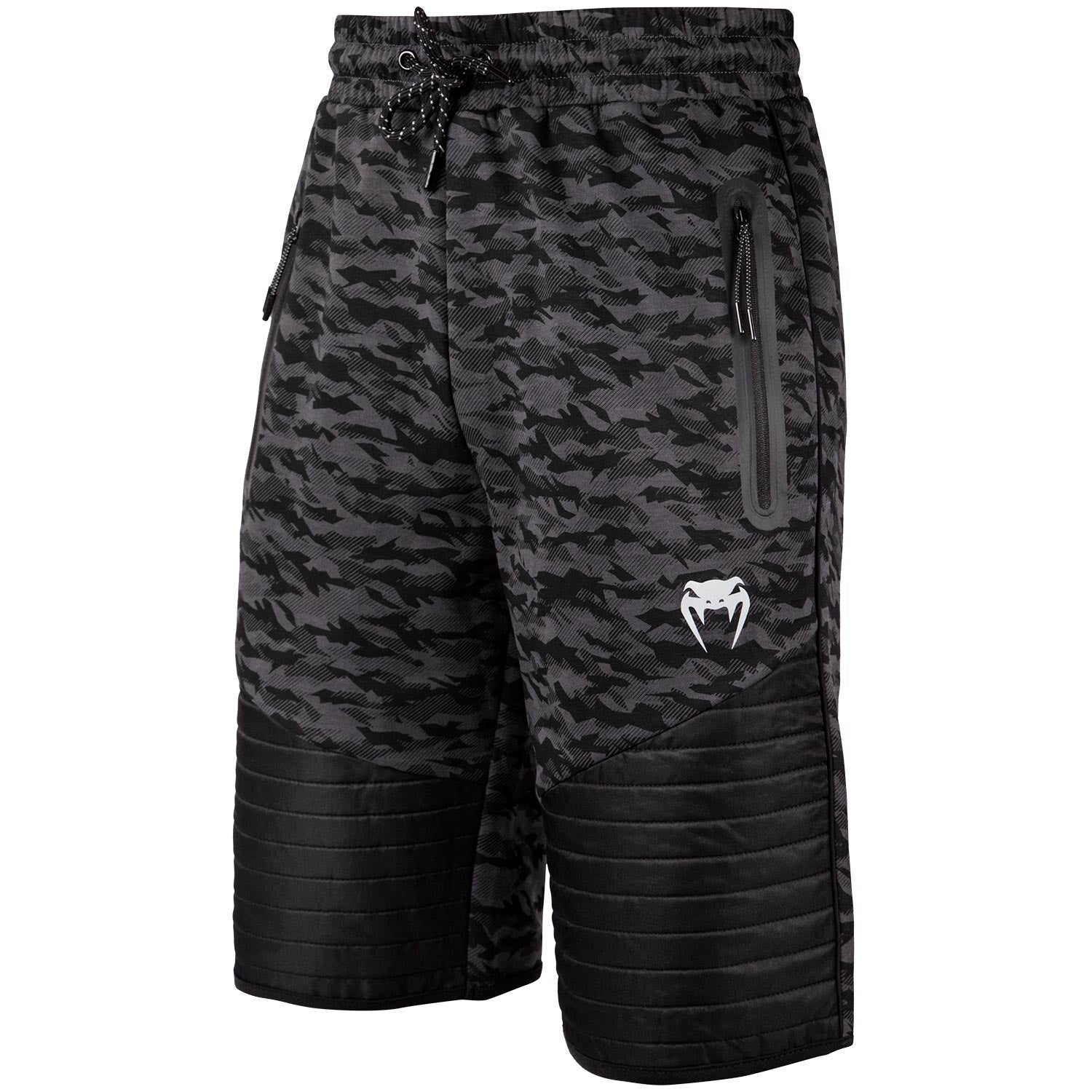 venum-tramo-baumwoll-shorts-schwarz-grau image 1