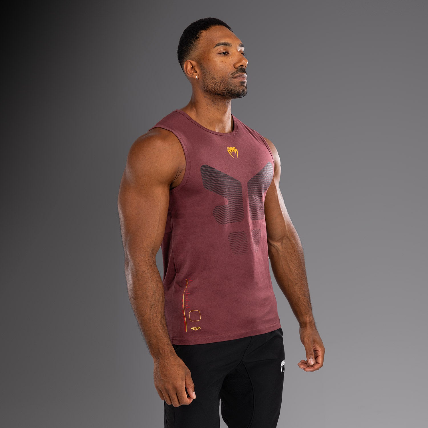 venum-tactical-xt-tank-top-schwarz-burgund-gold-herren image 4