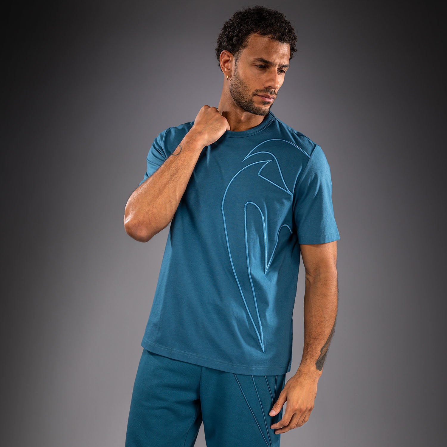 venum-giant-3d-t-shirt-baumwolle-ozeanblau-herren image 3