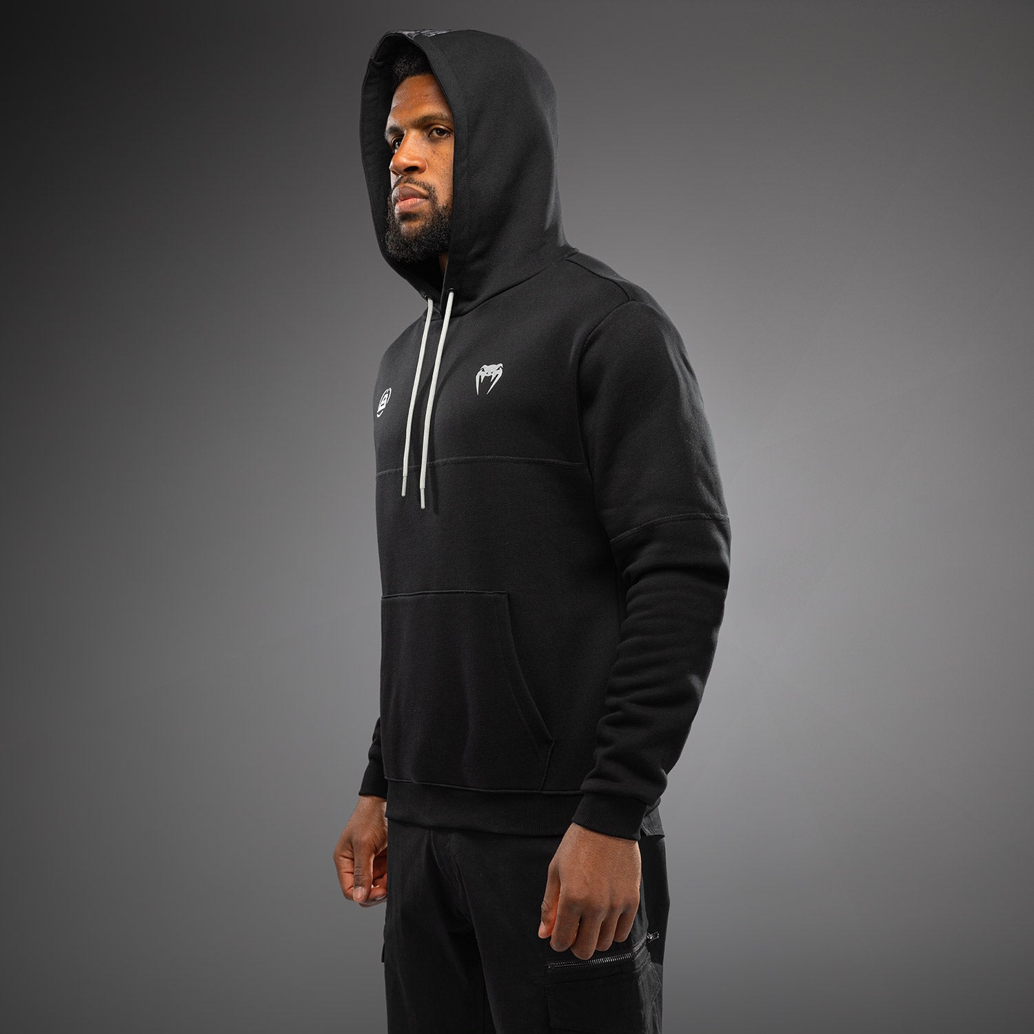 venum-x-polaris-kapuzenpullover-schwarz-grau image 6