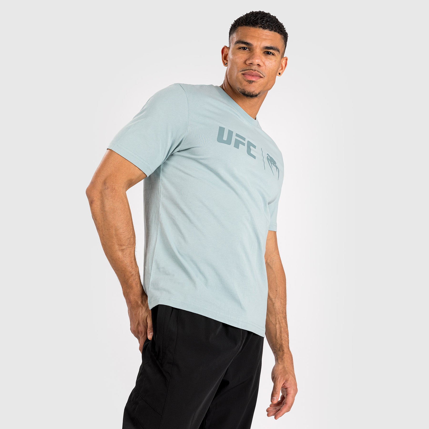 ufc-venum-classic-t-shirt-ozeanblau image 3