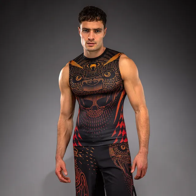 venum-quetzal-fury-rmelloses-rashguard-herren-schwarz-fury-rot image 1