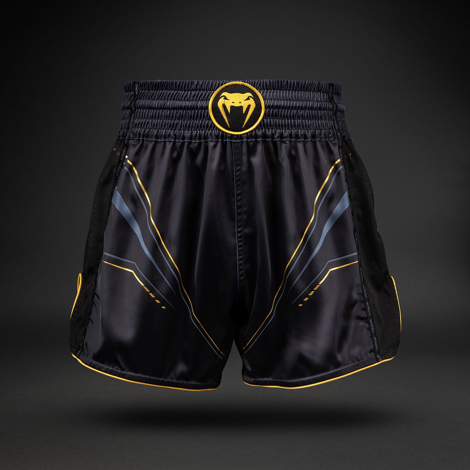 venum-streamline-muay-thai-shorts-schwarz-gold image 1