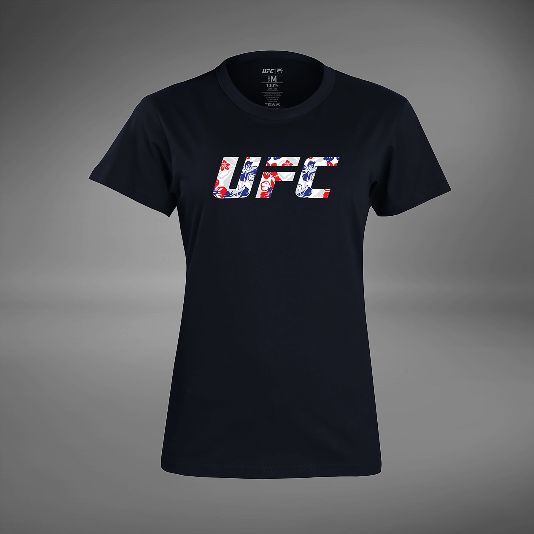 ufc-unrivaled-by-venum-max-holloway-damen-t-shirt-marineblau image 1