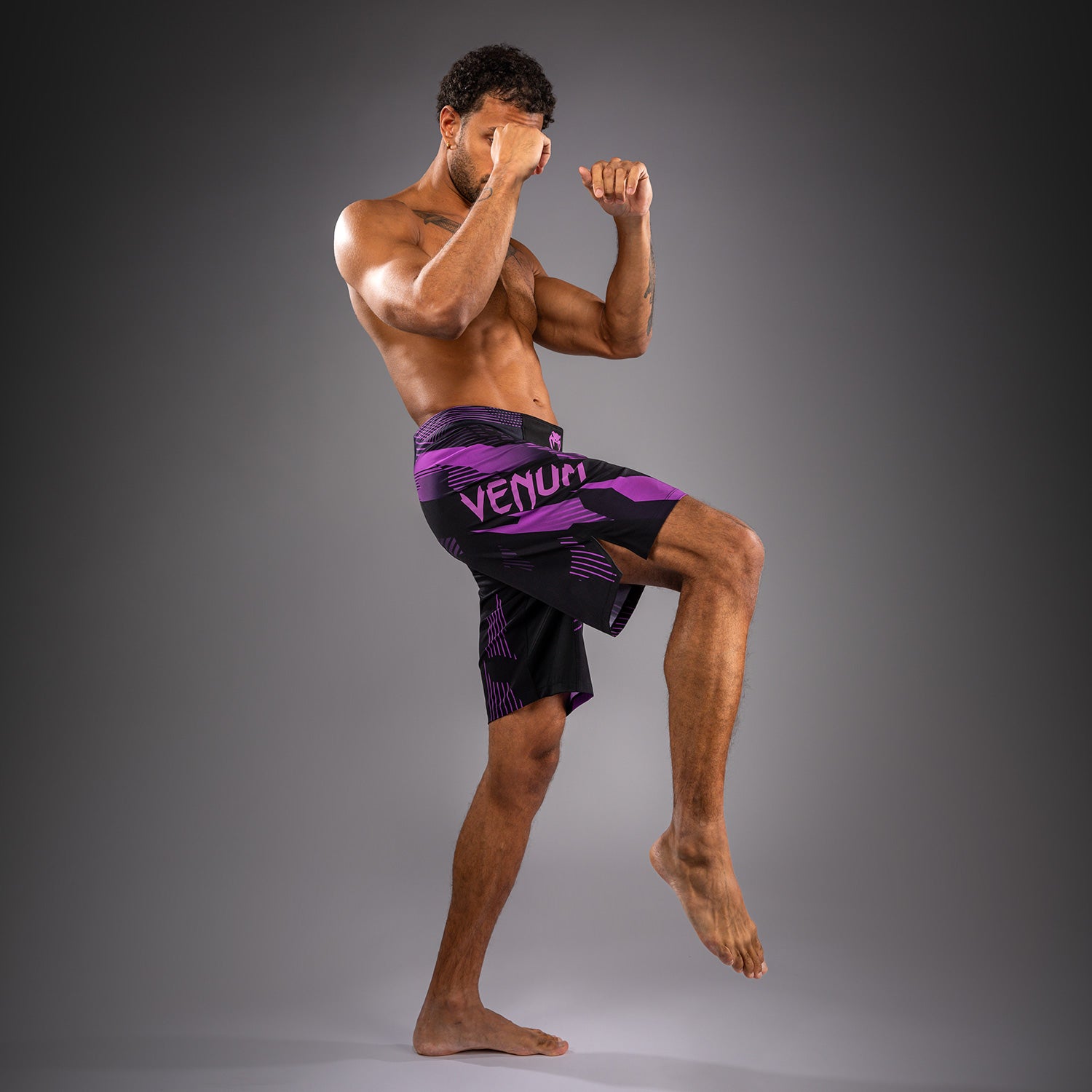 venum-no-gi-6-0-fightshorts-schwarz-lila-f-r-herren image 4