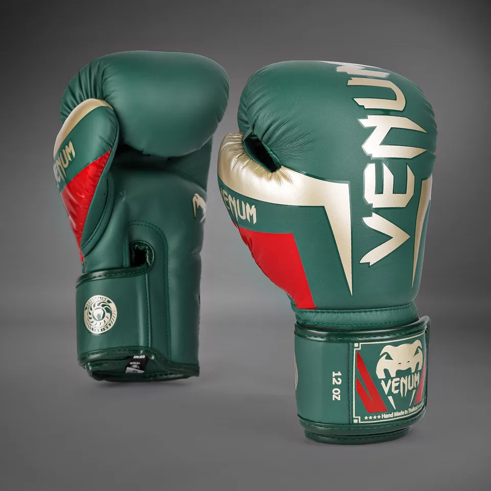 venum-elite-boxhandschuhe-gr-n-spezialausgabe image 1