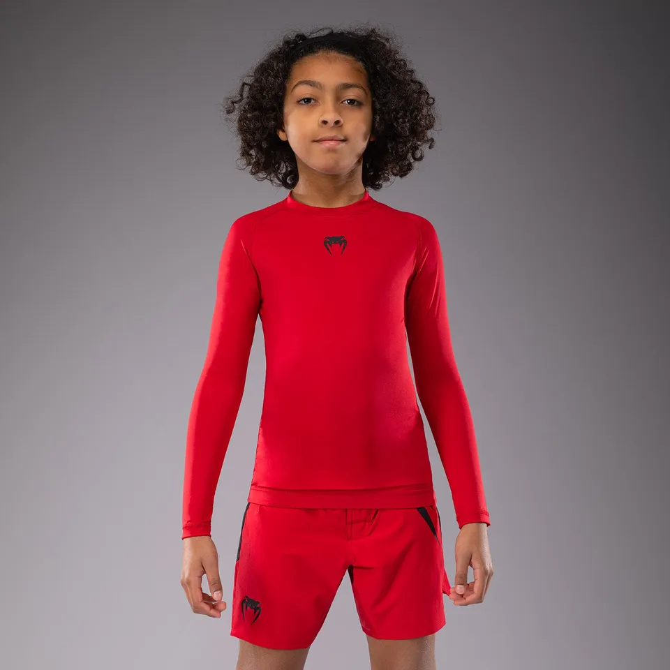 venum-contender-kinder-langarm-rashguard-kirschrot image 1
