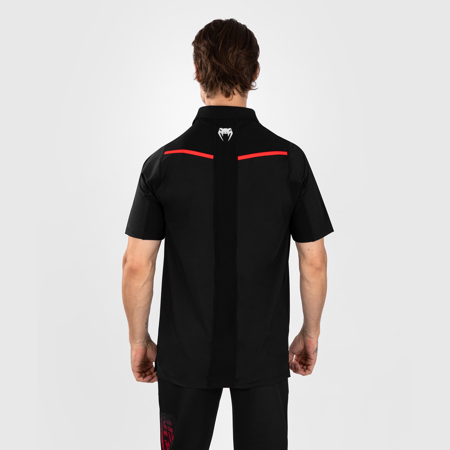 venum-ufc-performance-institute-2-0-poloshirt-f-r-m-nner-schwarz-rot image 2
